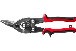 Ножницы по металлу ЗУБР двухрычажные, левые, У8А, 250 мм