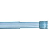 Карниз для ванной комнаты, 110-200см, голубой, Milardo, 011A200M14