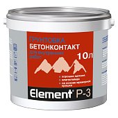 Грунтовка бетонконтакт Элемент Р-3 адгезионная 10л Грунтовка бетонконтакт Элемент Р-3 адгезионная 10л