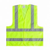 Жилет сигнальный, светоотражающий (р. 68x55см, 3 класс, 60г/м2), салатовый TORSO