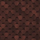 Гибкая черепица ТЕХНОНИКОЛЬ Оптима, красный 6S4X21-0701RUS