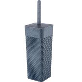 Комплект WC Plast Team Stone (подставка+ерш) темный камень