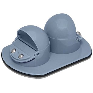 Трап линейный металлический с решеткой, черный d 40/50, длина: 750 мм