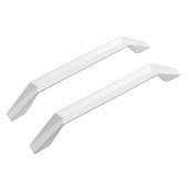 Ручка-скоба мебельная StahlBuro A108-128 2шт., W матовый белый