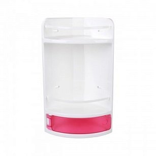 Полка для ванной (угловая) розовый М3155
