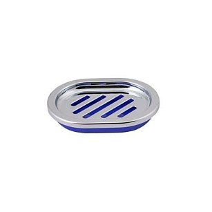 Мыльница Альма синий, пластик SWP-2100BL-04