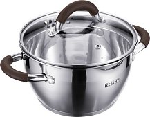 Кастрюля со стеклянной крышкой 1,6л; 16x9,5 см Linea Truffle