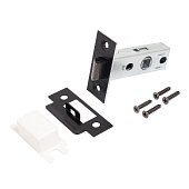 Защёлка Аллюр АРТ L45-8 BL матовый черный торцевая планка 25мм без ручек