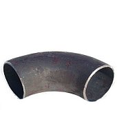 Отвод гнутый короткий 50 черный