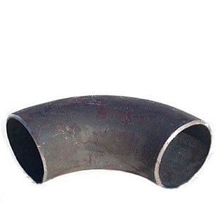 Отвод гнутый короткий 50 черный