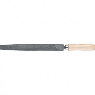 Напильник, 150 мм, плоский, деревянная ручка СИБРТЕХ