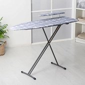 Доска гладильная 1225х380 "Ника 4+" фанера, регулируемая высота до 82 см, подставка Доска гладильная 1225х380 "Ника 4+" фанера, регулируемая высота до 82 см, подставка