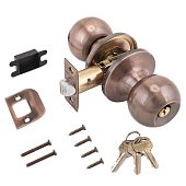 Ручка-защёлка Стандарт 607 et ac медь ключ/фиксатор