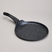 Сковорода блинная AGNESS с антипригарным покрытием "BLACK MARBLE", 22х2,0см
