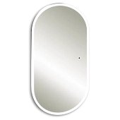 Зеркало "Виола" 500х1000 с LED-подсветкой, сенсорный выключатель (гориз/вертик. крепление)