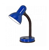 Лампа настольная Uniel tli-201 Blue, цоколь E27, синий