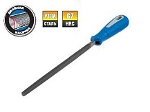 Напильник ЗУБР "профессионал" квадратный, двухкомпонентная рукоятка, № 2, 200мм