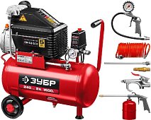 Компрессор воздушный масляный, ЗУБР КПМ-240-24 Н6