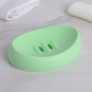 Мыльница 14х9,8х3,4см "Камея", цвет микс