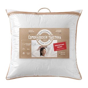 Подушка Самойловский Текстиль Гипоаллергенная Белая ветка 70/70