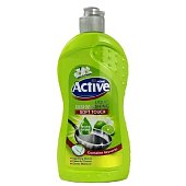 Средство моющее для посуды ACTIVE 500мл Лайм и цветы