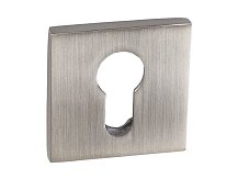 Накладка на цилиндр квадратная матовый никель/ Dенали light