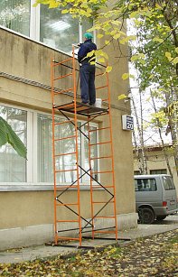 Вышка-тура Компакт стальная 4.2 м рабочая высота 5 м