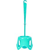 Комплект WC Disco (ёршик+подставка) аквамарин