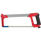 Ножовка ЗУБР "Мастер" по металлу, усиленная рамка, металлическая обрезиненная ручка, 300мм