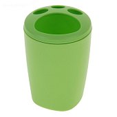 Подставка для зубных щеток САЛАТНЫЙ AQUA     1089955