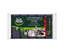 Губка для посуды 5шт Master FRESH XL Bubble-поролон BLACK
