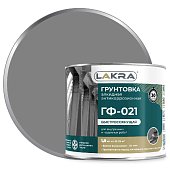 Грунтовка ГФ-021 быстросохнущая Лакра, Серый.1,8кг Л-С
