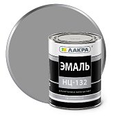 Эмаль нц-132 "Лакра " Серый 0,7кг Россия