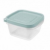 Комплект контейнеров Арт-декор 1л (2шт) светло-голубой