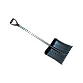 Лопата снеговая "Вьюга №5"(оц.пл) в сборе с металл.крашеным черенком  и V- образной ручкой