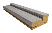 Дверная коробка телескопическая с уплотнителем ПВХ дуб арктик вертикаль 30*70