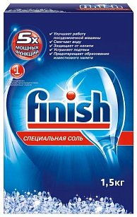 Соль FINISH SALT для защиты посудумоечных машин 1,5кг