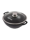 Казан Горница литой 28см 4л с крышкой в подарочной коробке ГКкн2800