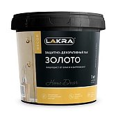 Защитно-декоративный лак ЛАКРА ДЕКОР Золото 1кг