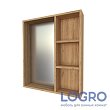 Шкаф зеркальный Калипсо 60 дуб золотой