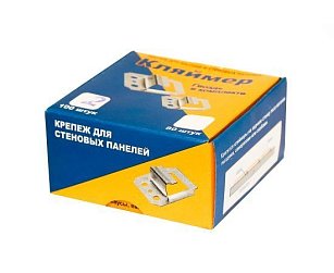 Кляймер для МДФ панелей 2мм (упаковка - 100шт)
