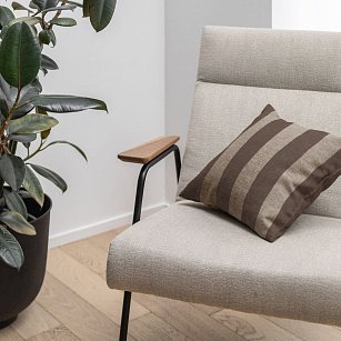 Подушка Декоративная Волшебная Ночь Полиэстер Зебра-капучино 40/40