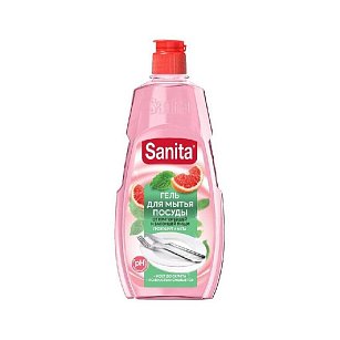 Средство для мытья посуды Санита 450 мл Грейпфрут + мята