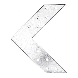 Соединитель угловой 145х145х35мм оцинкованный