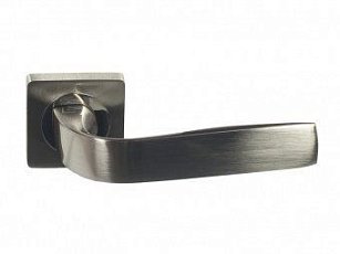 Ручка квадрат розетка "Марсала" матовый никель 515464 (ls-al Марсала sn)