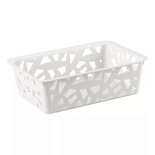 Корзина универсальная 1,2л М 200х142х60мм белый