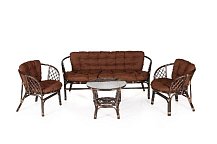 Набор мебели Багамы XL  арт.CV-B01C-3BM коричневый,  коричневый "Garden story"
