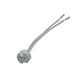 Патрон под лампу GU5.3 с проводами 2*8см ECOLA base AB53LWEAY