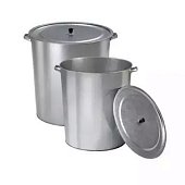 Бак оцинкованный 100л с крышкой ЛЦ