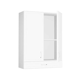 Шкаф " ПШ 600/800 " 1 ящик белый глянец